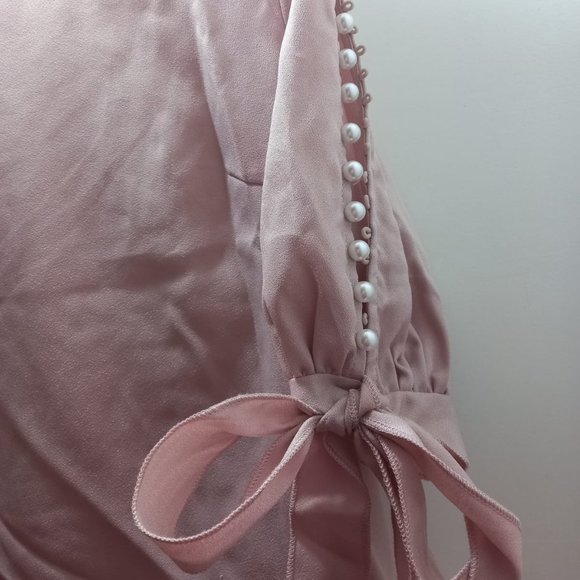 Dusty Rose Blouse - Picture 3 of 3